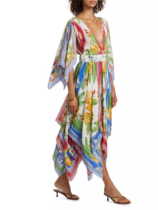 Tropical Destination Scarf Maxi Dress Product Image