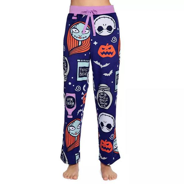 Disneys The Nightmare Before Christmas Womens Sueded Fleece Pajama Pants Product Image