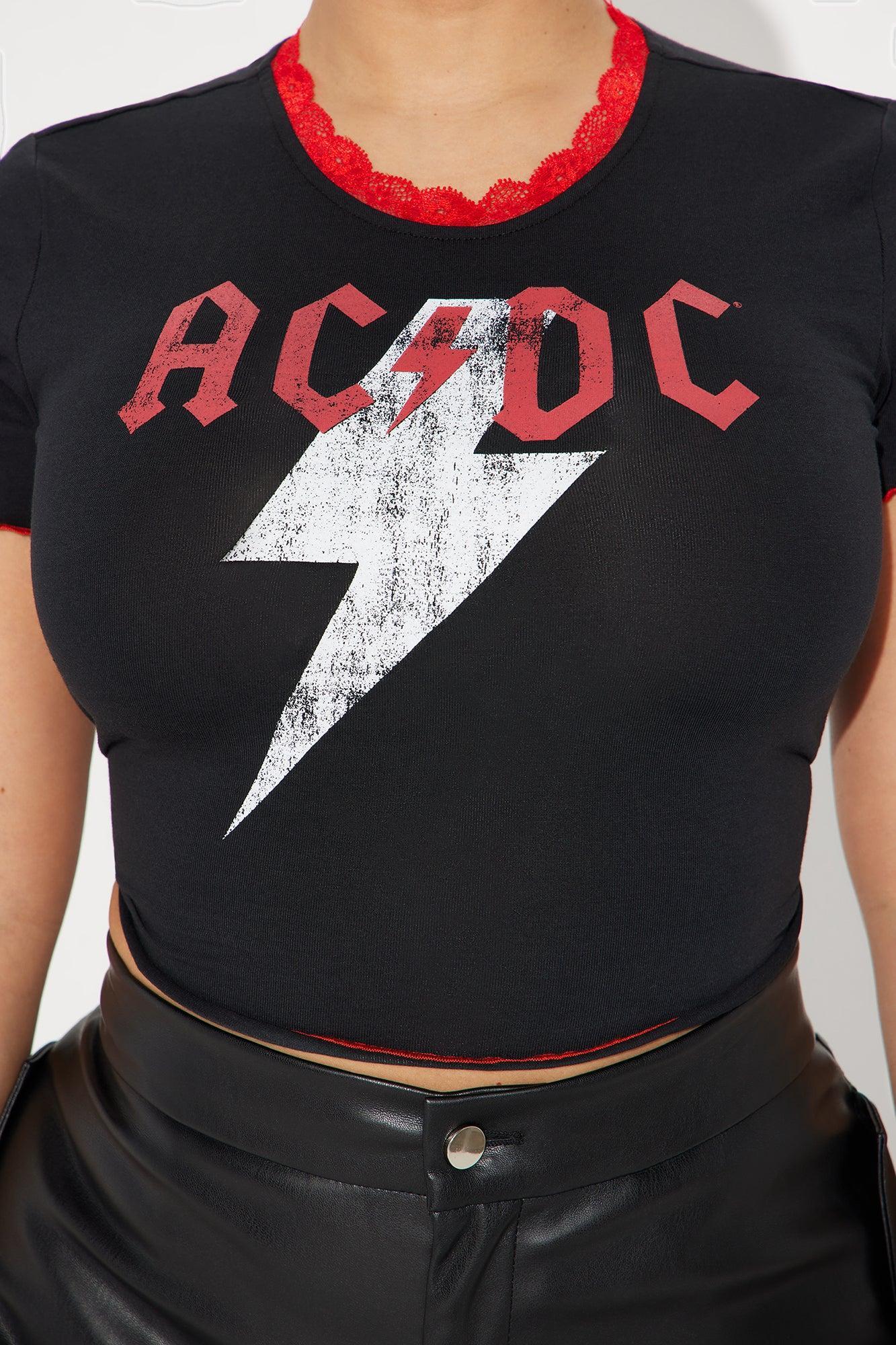 ACDC Electric Lace Tee - Black Product Image