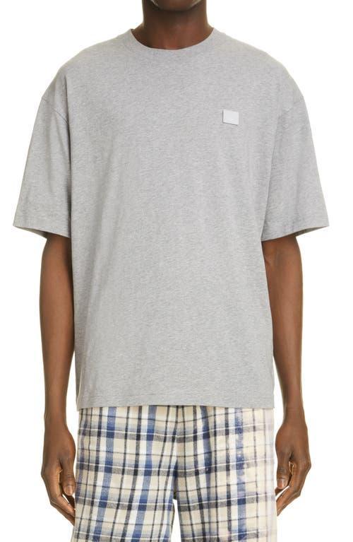 Acne Studios Face Patch Cotton Mens T-Shirt Product Image