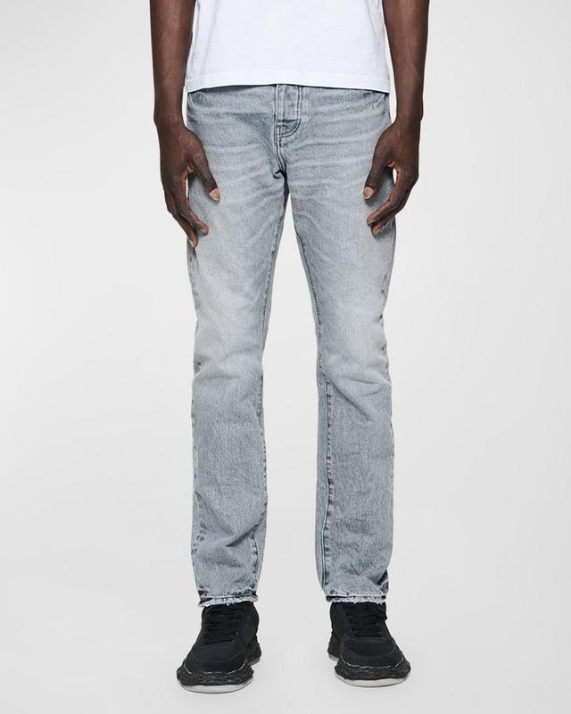 PURPLE BRAND Faded New Slate Straight Leg Jeans Product Image