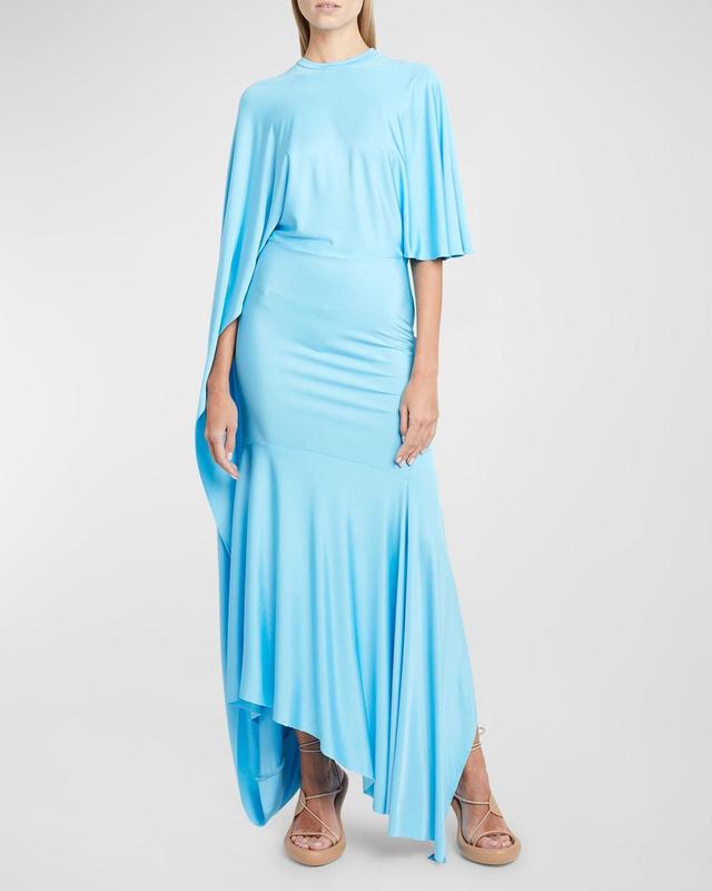 Womens Cape Maxi Dress Product Image