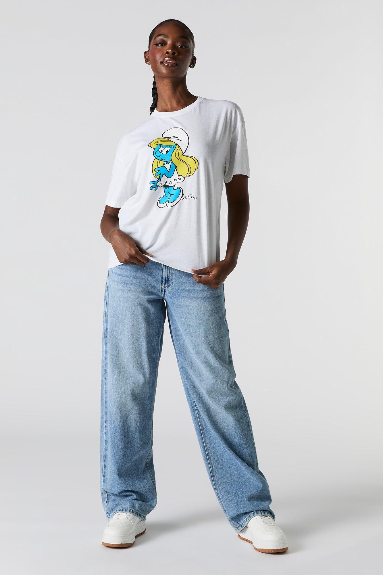 Smurfette Graphic Boyfriend T-Shirt Female Product Image