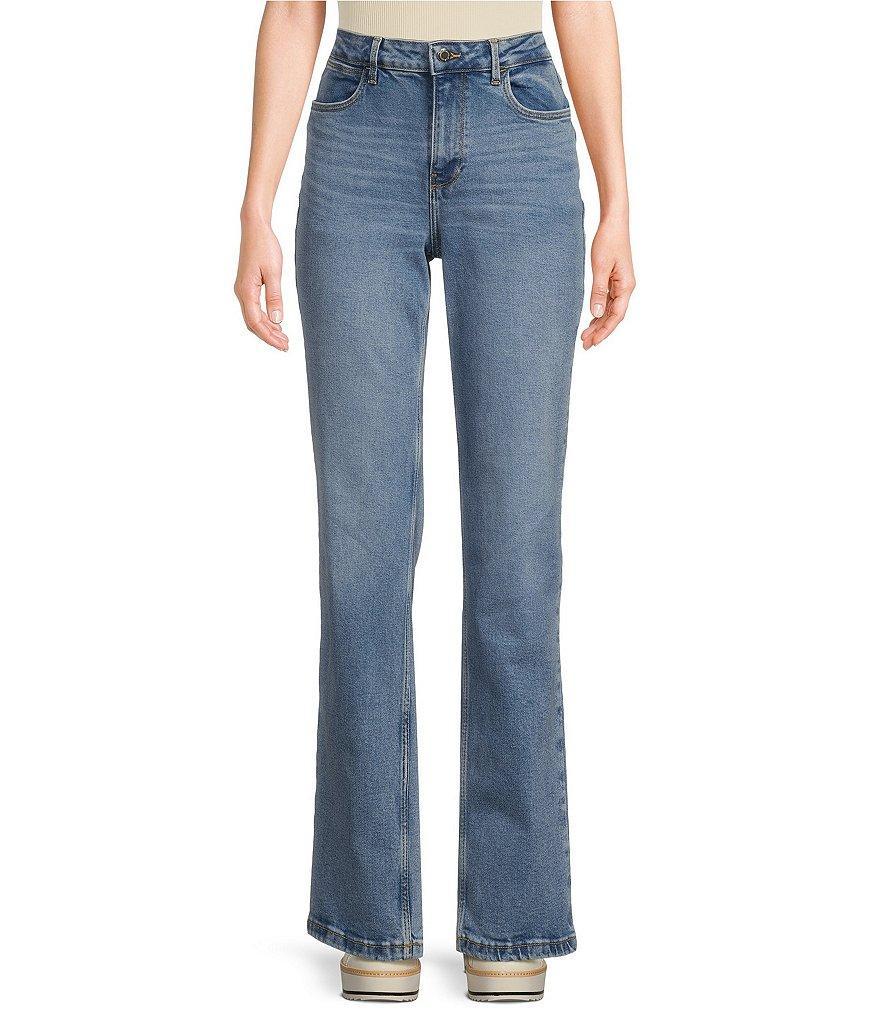 Wrangler® High Rise Straight Leg Jeans Product Image