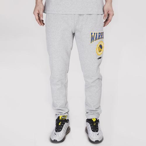 Pro Standard Mens Pro Standard Warriors Crest Emblem Fleece Sweatpant - Mens Gray Product Image