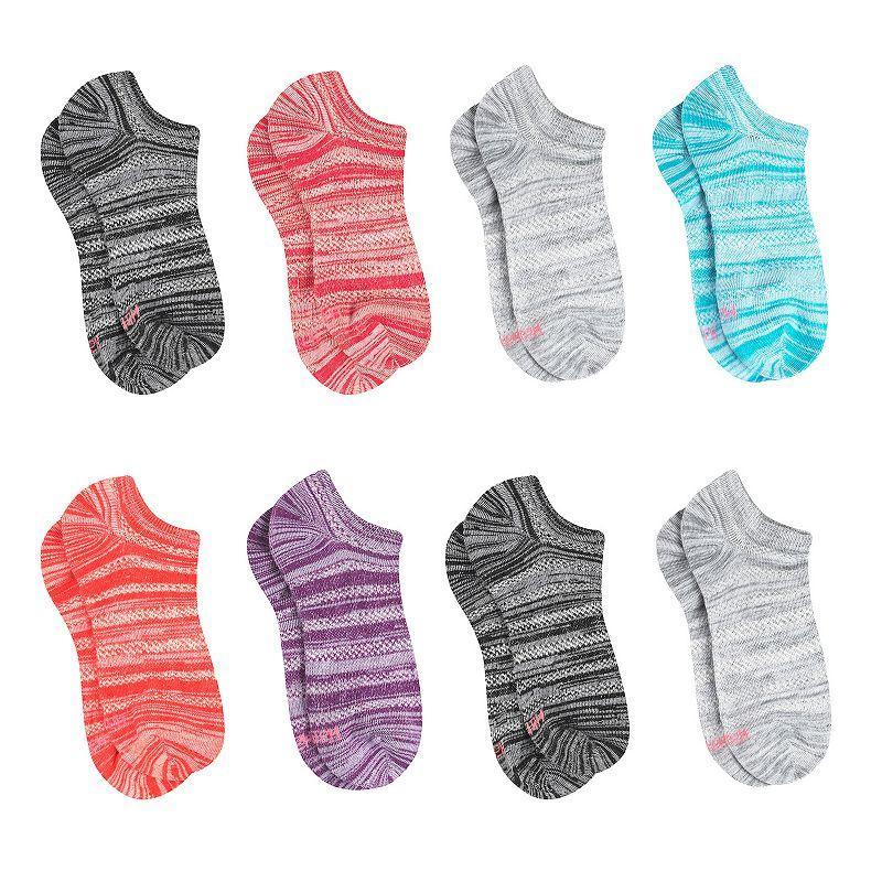 Womens Hanes Ultimate Cool Comfort 8-Pack Breathable Super Low No-Show Socks HWUBS8 Product Image