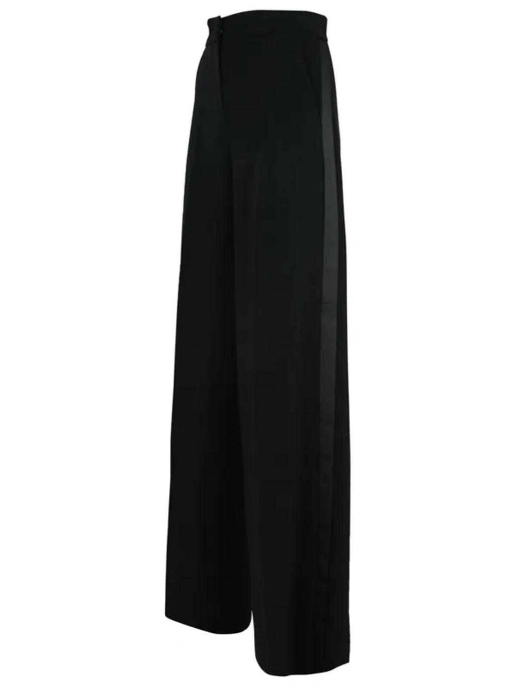 MAX MARA Leccio Black Triacetate Blend Pants Product Image