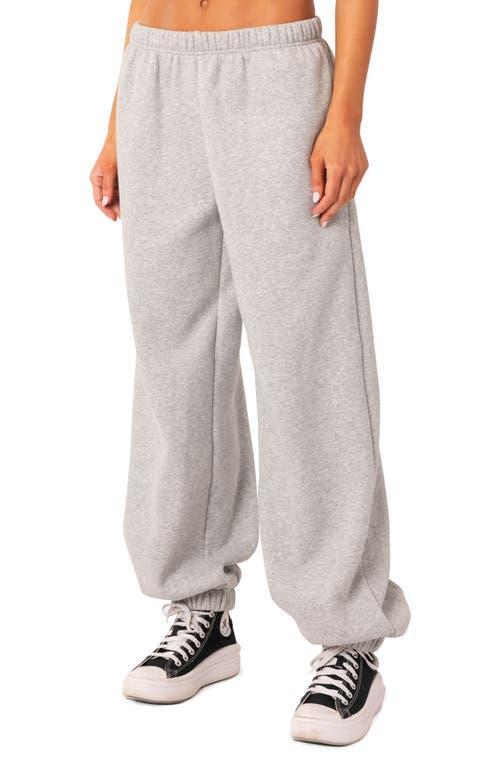 EDIKTED Clark Oversize Cotton Blend Sweatpants Product Image