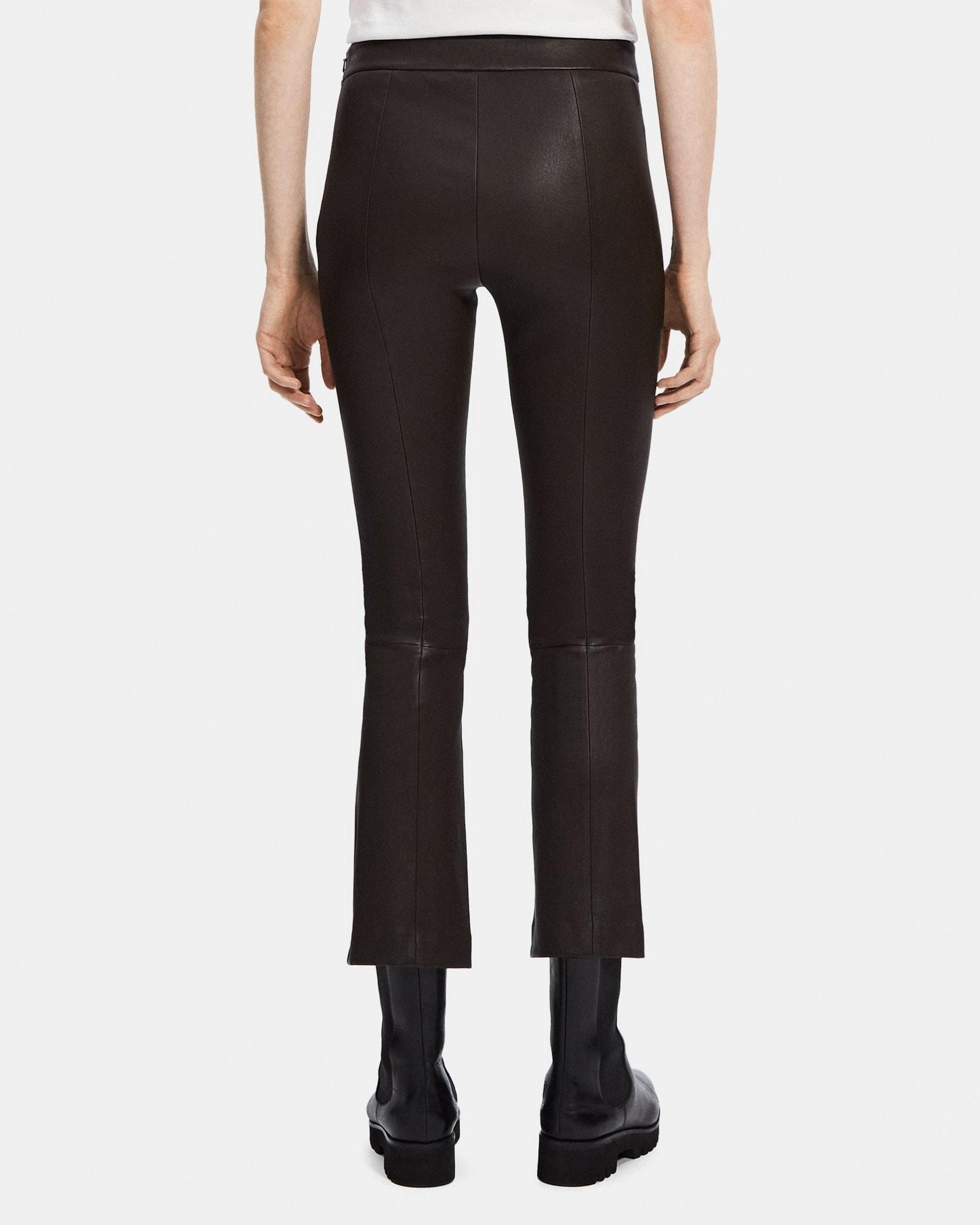 Slim Kick Pant in Leather Product Image