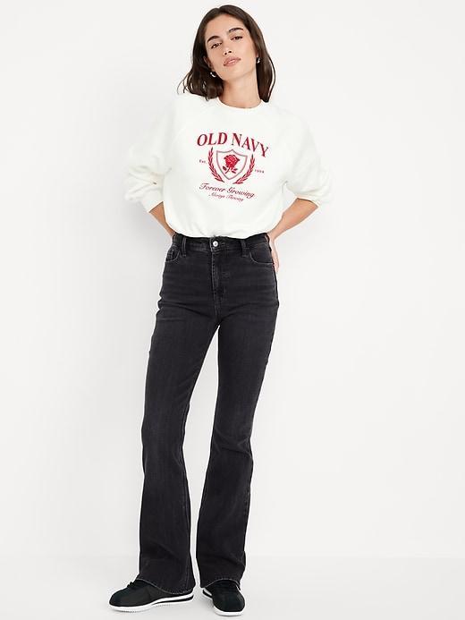 Extra High-Waisted Flare Jeans Product Image