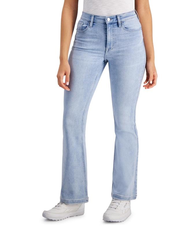 Dkny Jeans Womens High-Rise Flare Jeans Product Image