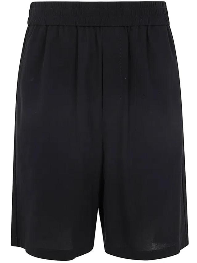 Elasticated Waist Bermuda In Black Product Image