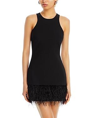 Womens Cami Feather-Hem Minidress Product Image