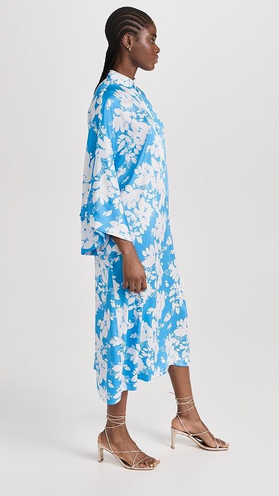 La Vie Style House Satin Leaf Caftan | Shopbop Product Image