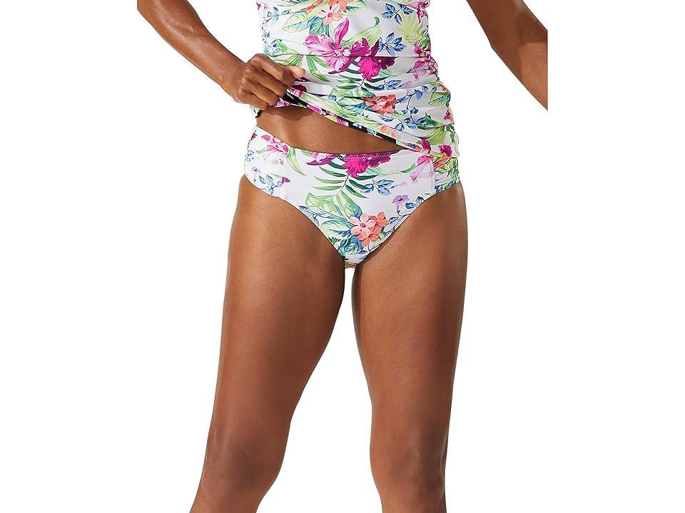 Tommy Bahama Coastal Gardens Reversible High-Waist (White Reversible) Women's Swimwear Product Image