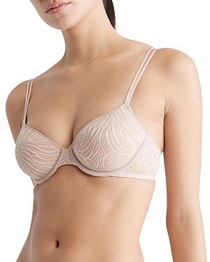 Calvin Klein Sheer Marquisette Lace Lightly Lined Demi Bra Product Image