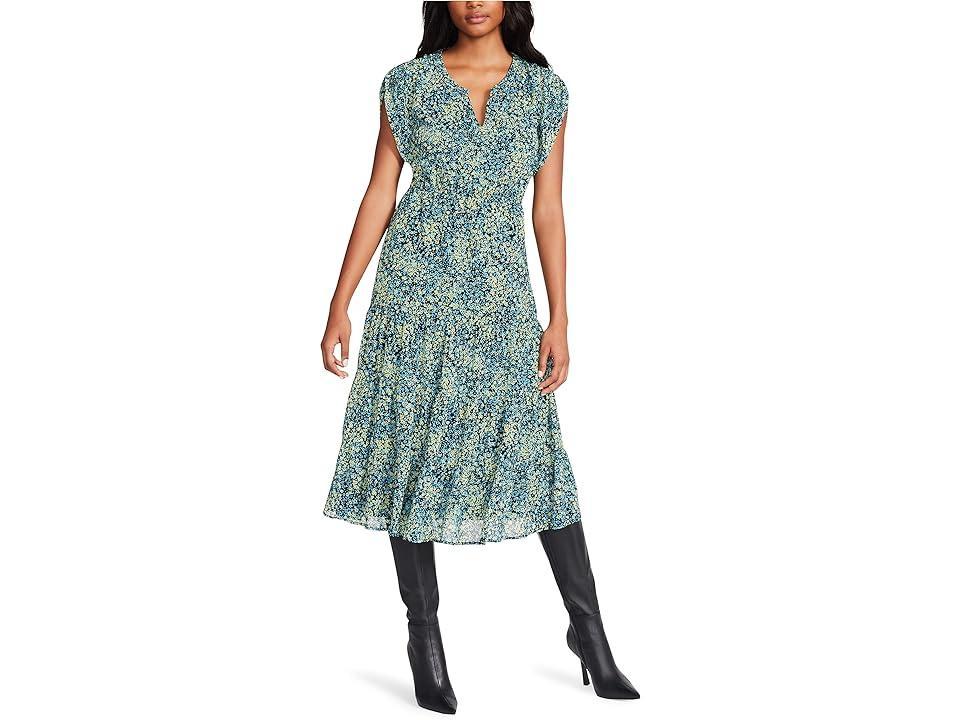 Steve Madden Leigh Ditsy Floral Chiffon Midi Dress Product Image