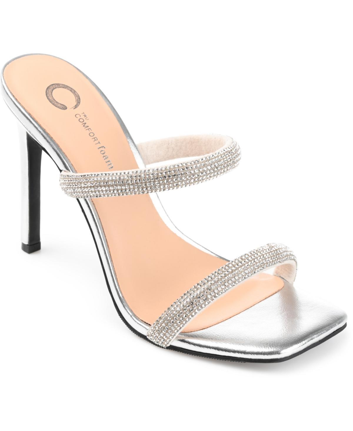 Journee Collection Womens Reena Rhinestone Stilettos Product Image