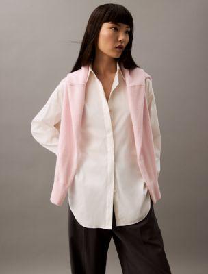 Stretch Poplin Relaxed Fit Button-Down Shirt Product Image