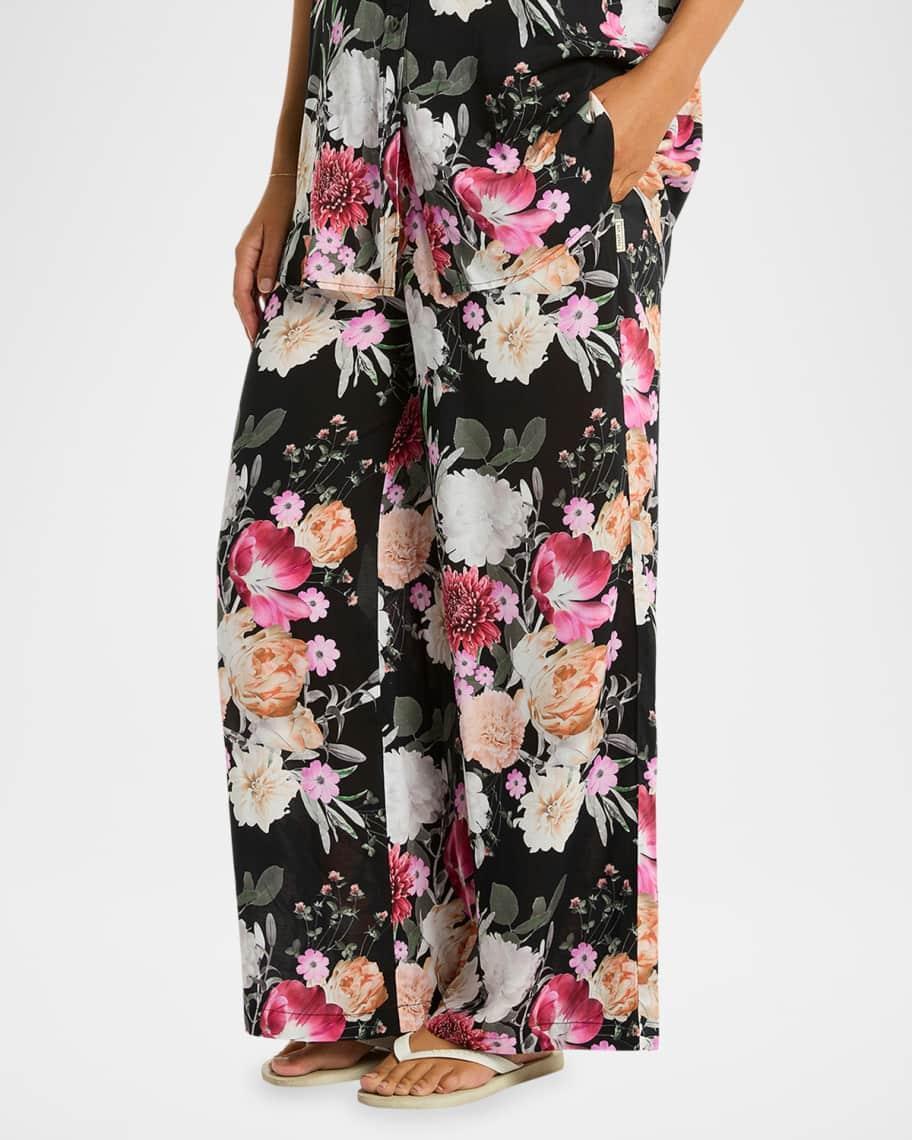 Surf Floral Wide-Leg Pants Product Image