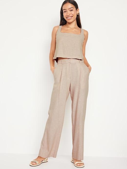 Extra High-Waisted Wide-Leg Taylor Pants Product Image