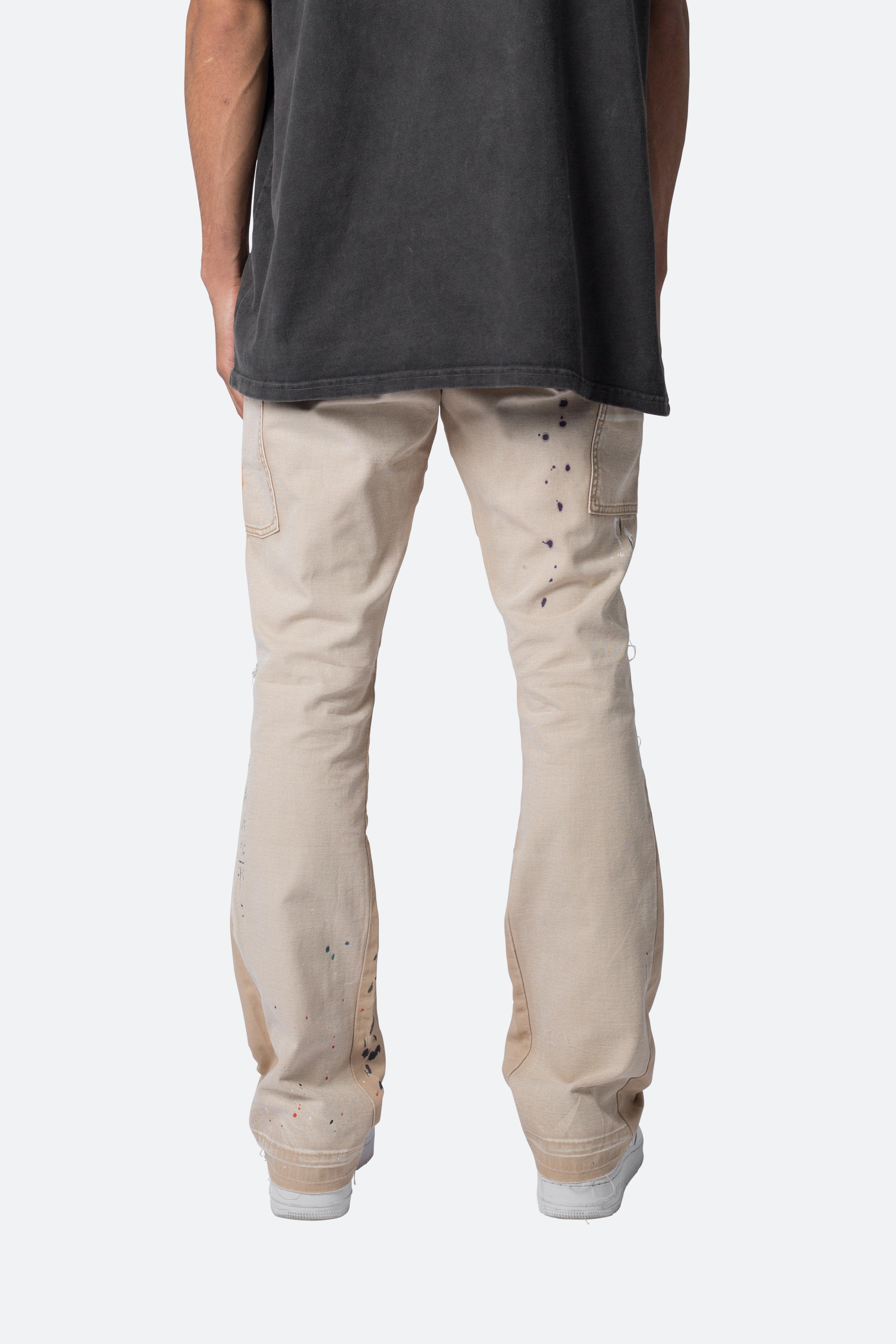 B243 Flare Denim - Khaki Product Image