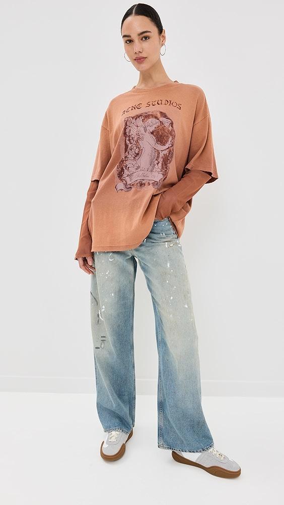 Acne Studios Layered Long Sleeve Tee | Shopbop Product Image