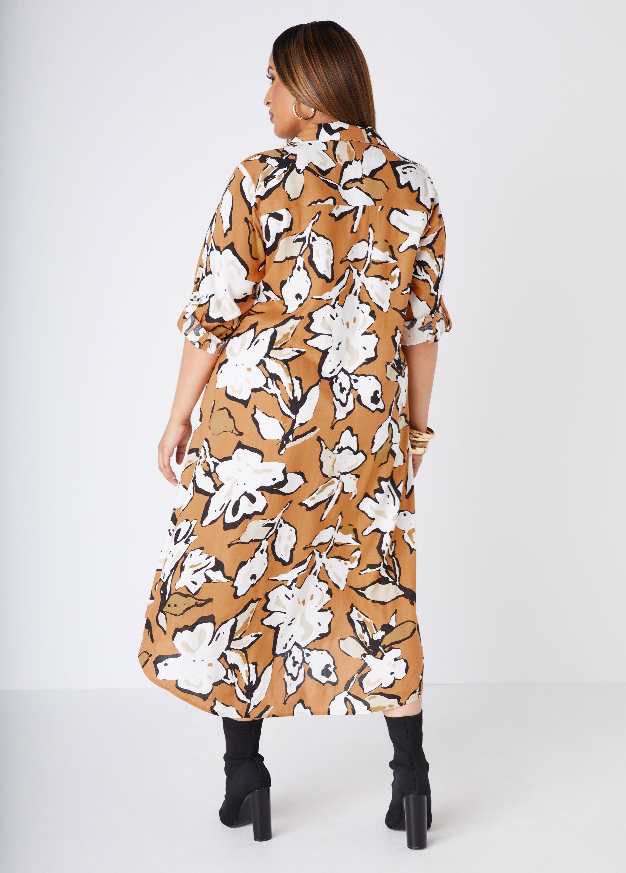 Floral Midaxi Shirtdress Product Image