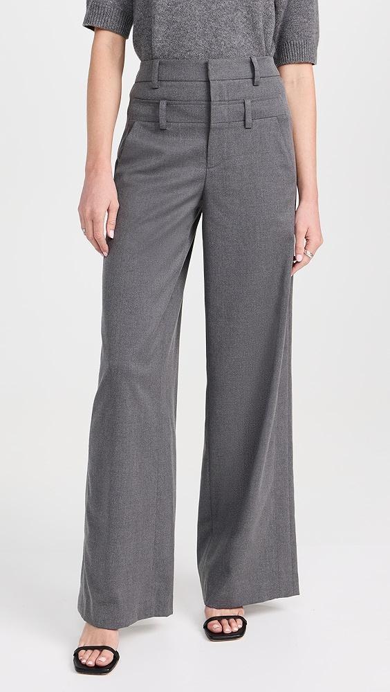 alice + olivia Aspen Double Waist Trousers | Shopbop Product Image