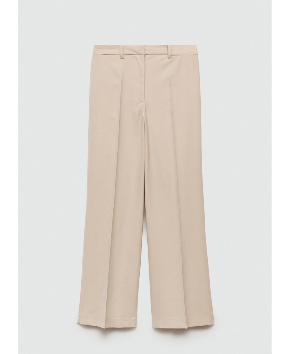 Mango Womens Pleat Straight Trousers product image