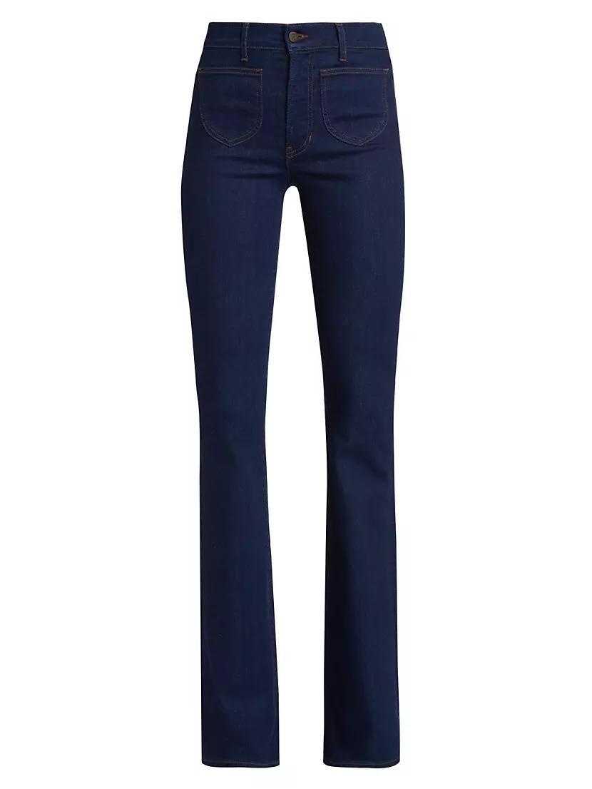 Beverly High-Rise Stretch Flare Jeans Product Image