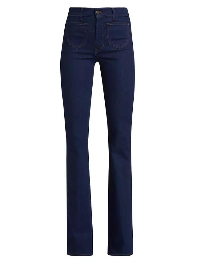 Beverly High-Rise Stretch Flare Jeans Product Image