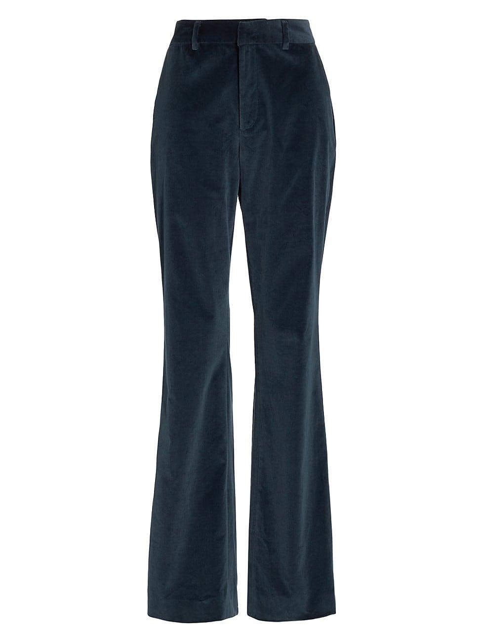 Womens Kerry Chenille Velvet Straight Pants Product Image