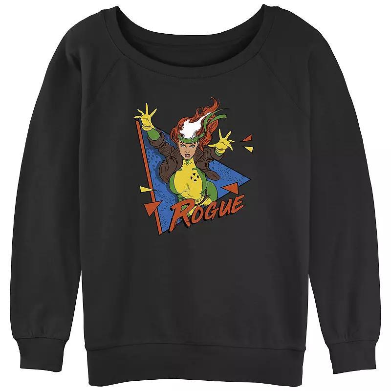 Juniors X-Men Rogue 90s Style Graphic Slouchy Terry Pullover, Girls Product Image