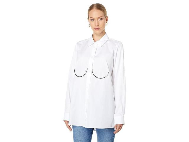 Boyarovskaya Cotton Shirt with Metal Women's Blouse Product Image