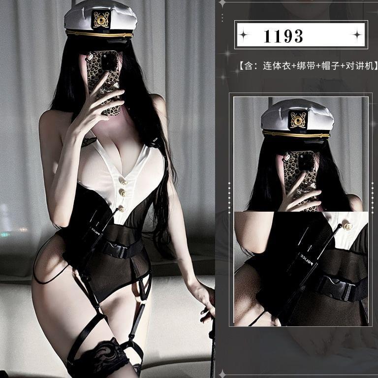 Police Lingerie Costume Set Product Image