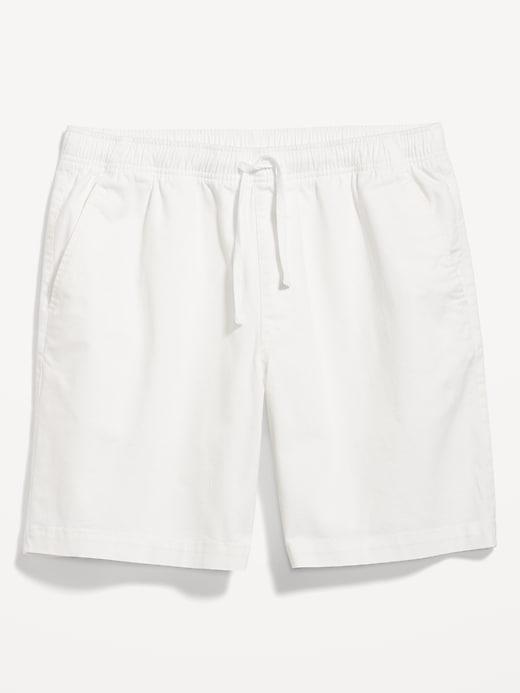 Pull-On Twill Jogger Shorts -- 7-inch inseam Product Image