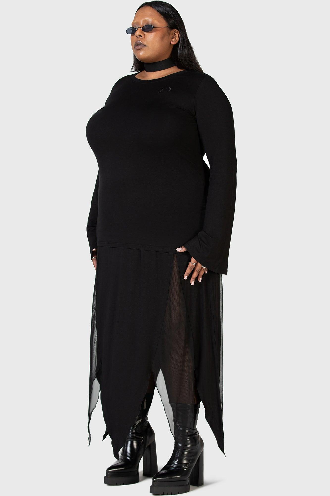 Echoed Darkness Tunic Top [PLUS] Female Product Image