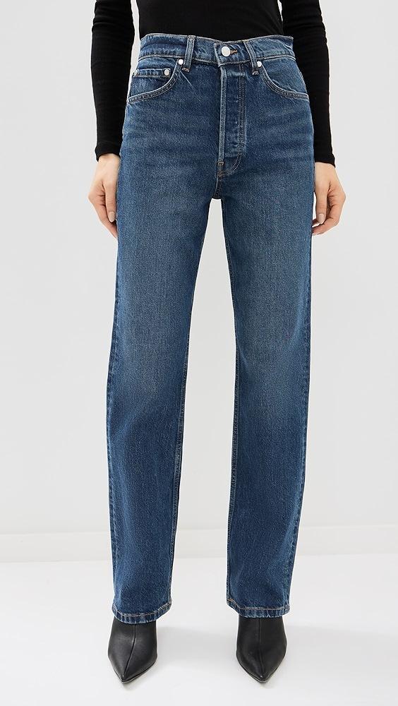 EB Denim High Rise Straight Jeans | Shopbop Product Image