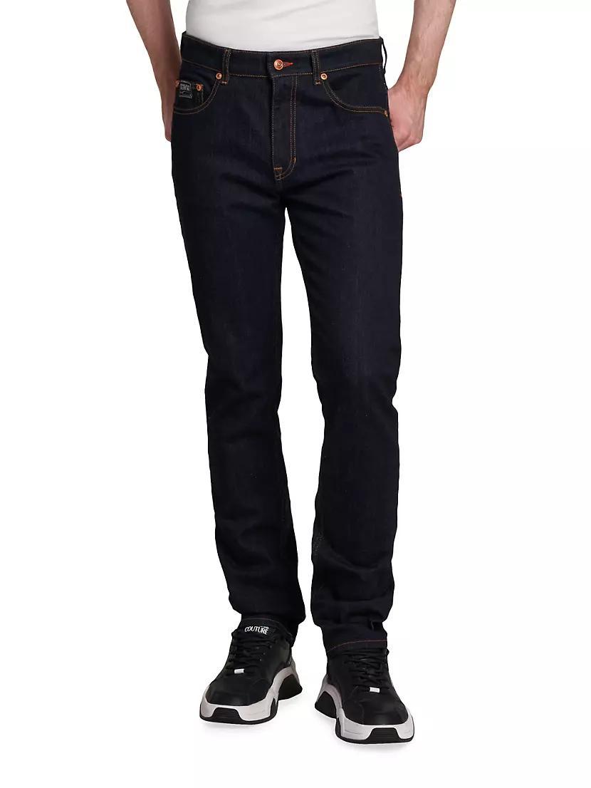 Five-Pocket Slim-Fit Jeans Product Image