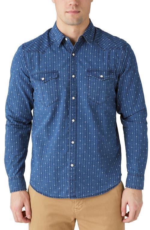 Lucky Brand Stripe Western Snap-Up Shirt Product Image