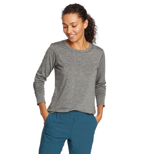 Womens Eddie Bauer Resolution Long Sleeve Tee Dark Grey Product Image