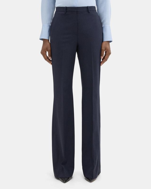 High-Waist Flare Pant in Sevona Stretch Wool Product Image