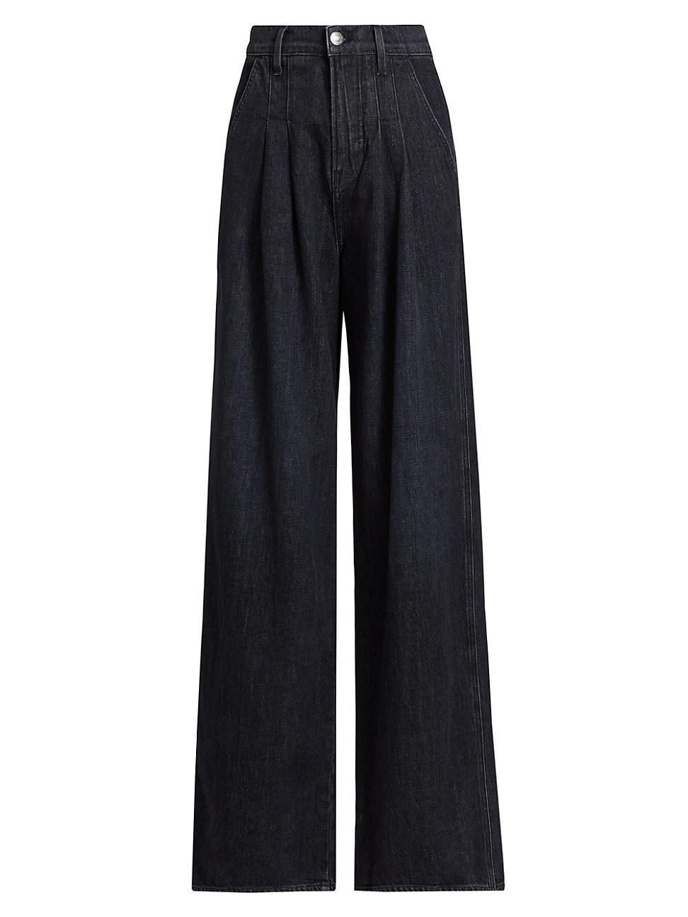 Womens Mia Cotton Wide-Leg Pants Product Image