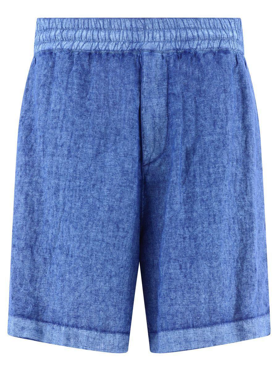 BURBERRY Pants & Shorts In Blue Product Image