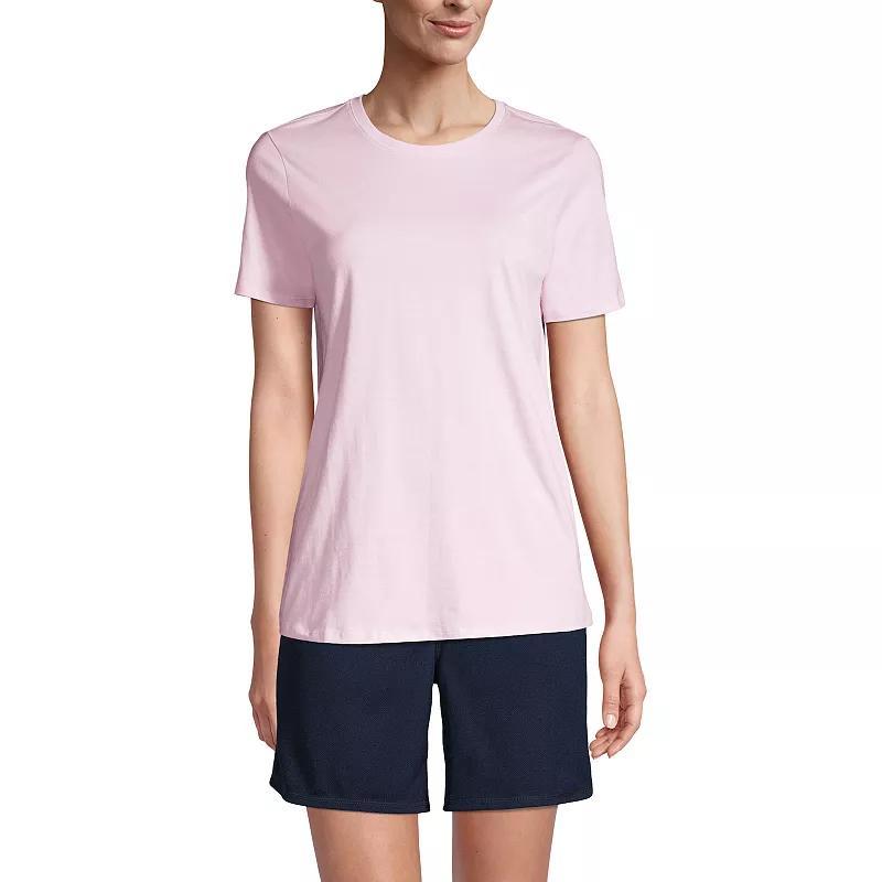 Womens Lands End Short Sleeve Essential Tee Product Image