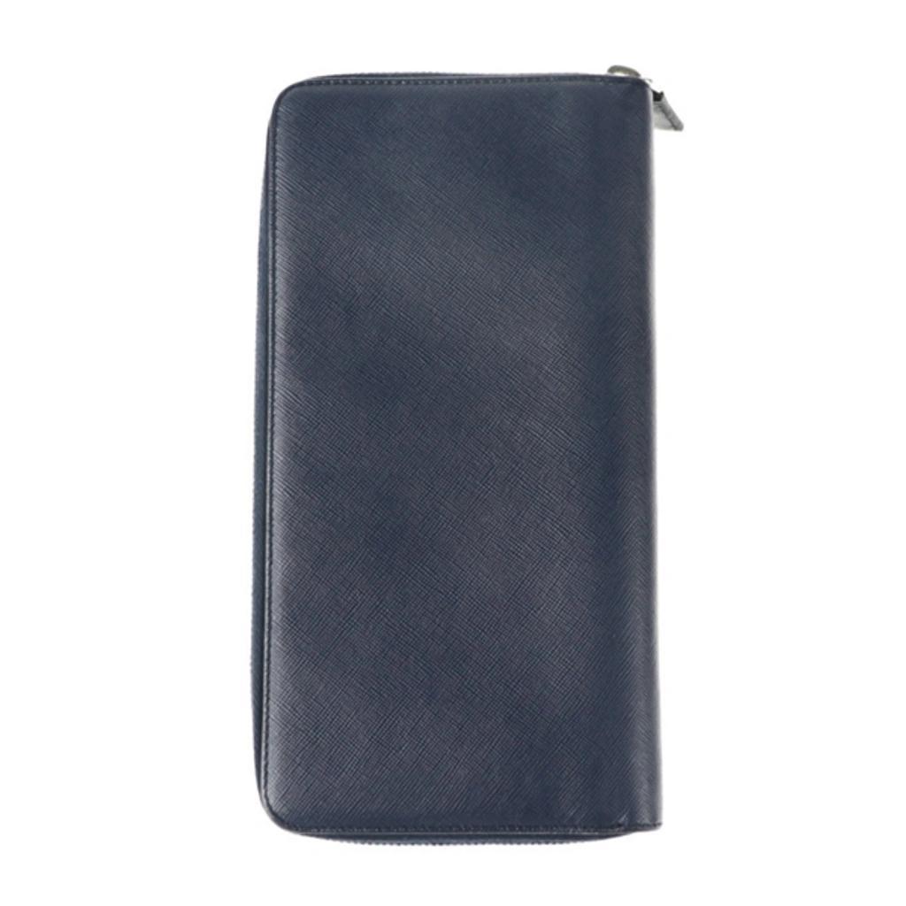 Leather Wallet () In Navy Product Image