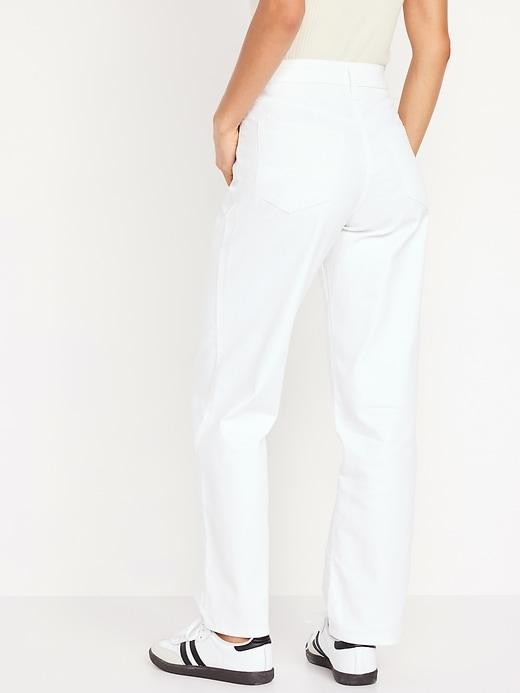 High-Waisted Wow Loose Jeans Product Image