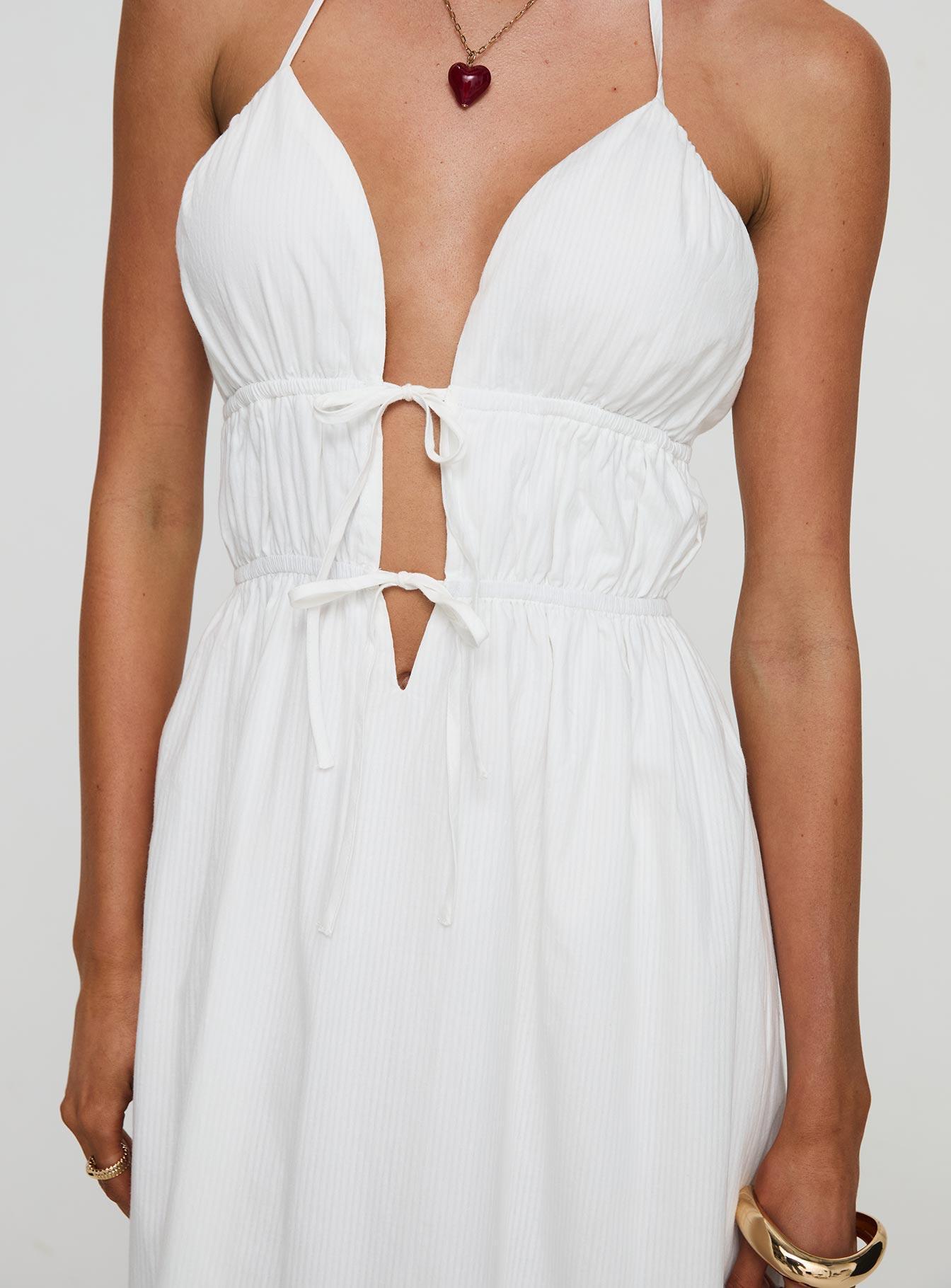 Dalston Maxi Dress White Product Image