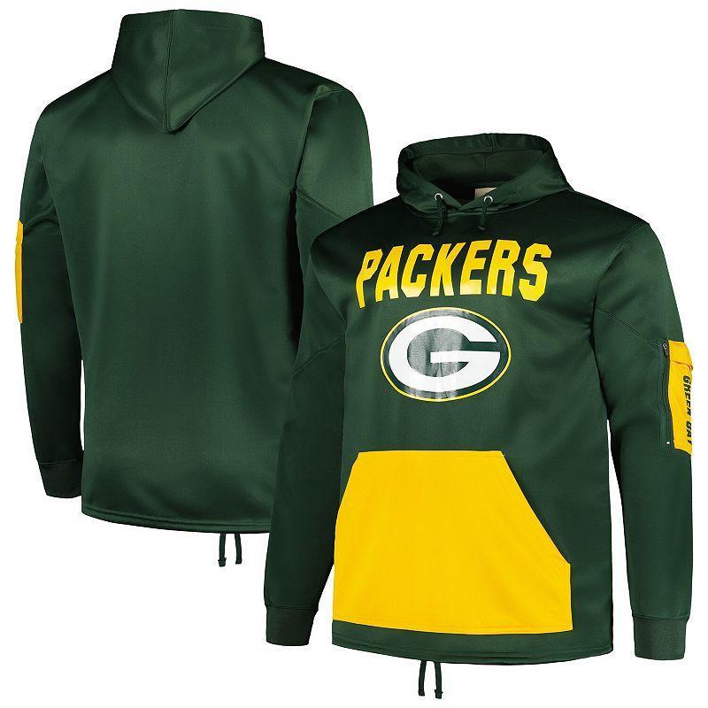 Mens Fanatics Branded Green Green Bay Packers Big & Tall Pullover Hoodie Product Image